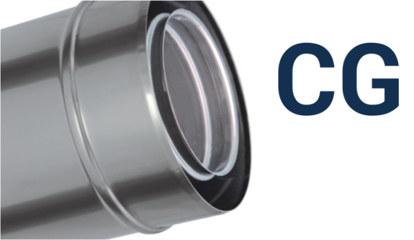 Sistemi in Inox - Coassiale per caminetti a gas - Uniplus CG - GBD